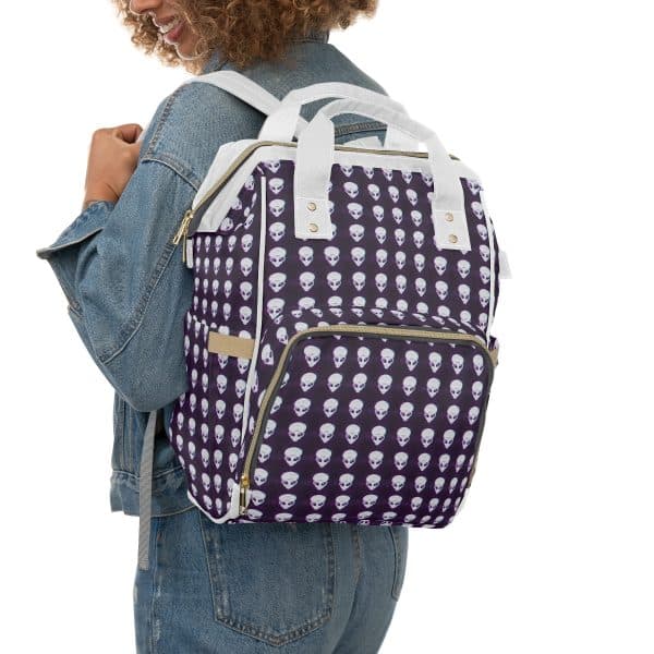 Multifunctional Diaper Backpack Alien - Image 6