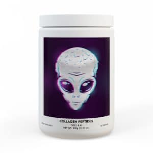 Collagen Peptides Type I & III Supplement (350g, 12.3oz) Alien